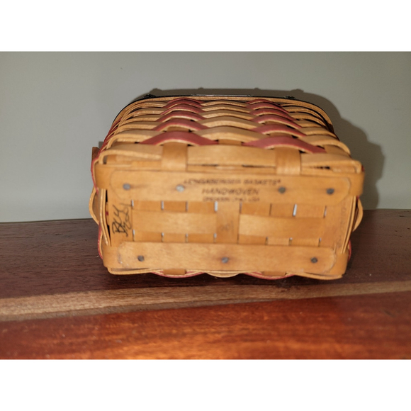 Longaberger 2001 Inaugural Basket Liner Protector Retired EUC Beautiful * - Picture 5 of 7